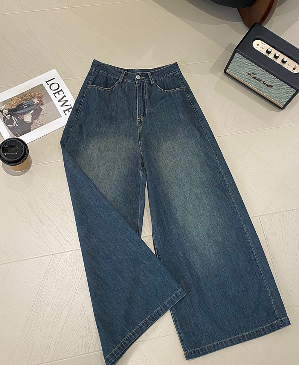 復古質感牛仔寬褲,evaviva,8C-GZ7573,復古質感牛仔寬褲,周新品優惠,NEWARRIVAL