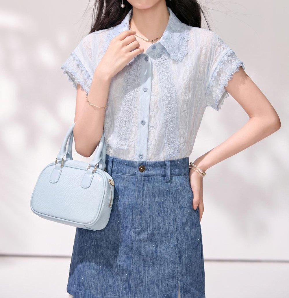 獨特優雅緹花刺繡襯衫,evaviva,8C-GO7841,獨特優雅緹花刺繡襯衫,領500,999免運