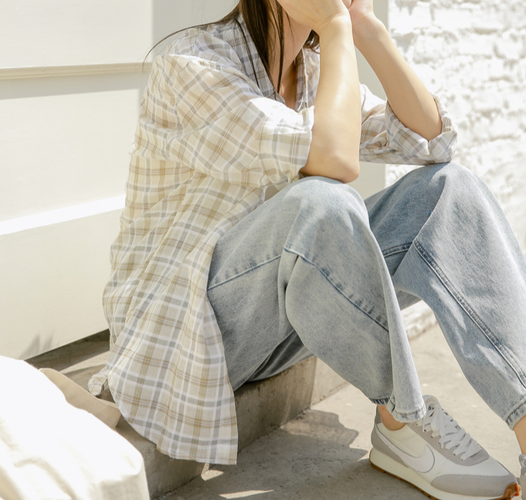 復古文藝男友風襯衫,evaviva,8C-GO8008,復古文藝男友風襯衫,領500,999免運