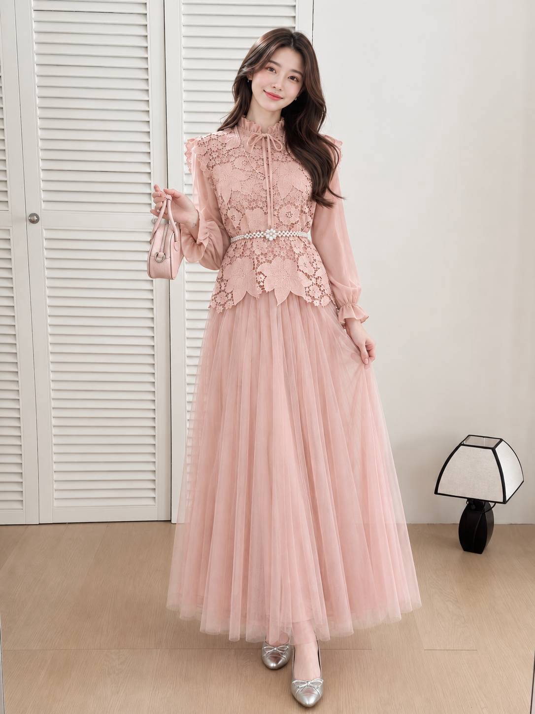 仙氣花葉洋裝背心套裝,evaviva,99-AV8034,仙氣花葉洋裝背心套裝,領500,999免運