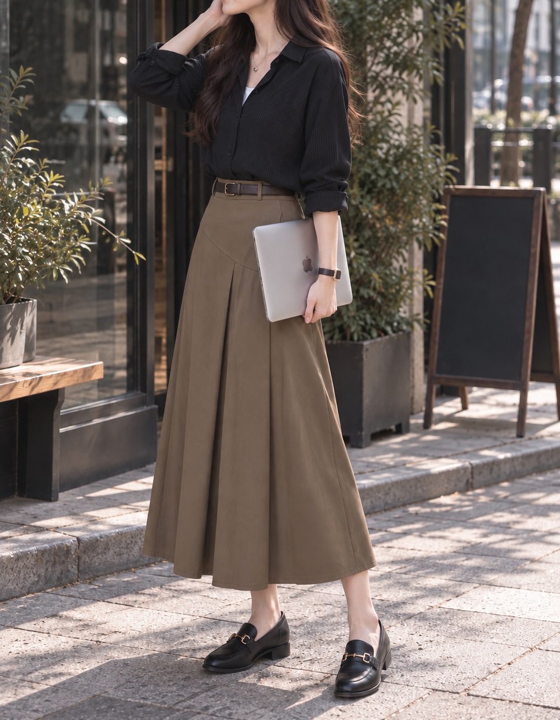 知性細條紋襯衫,evaviva,99-AV8050,知性細條紋襯衫,領500,999免運