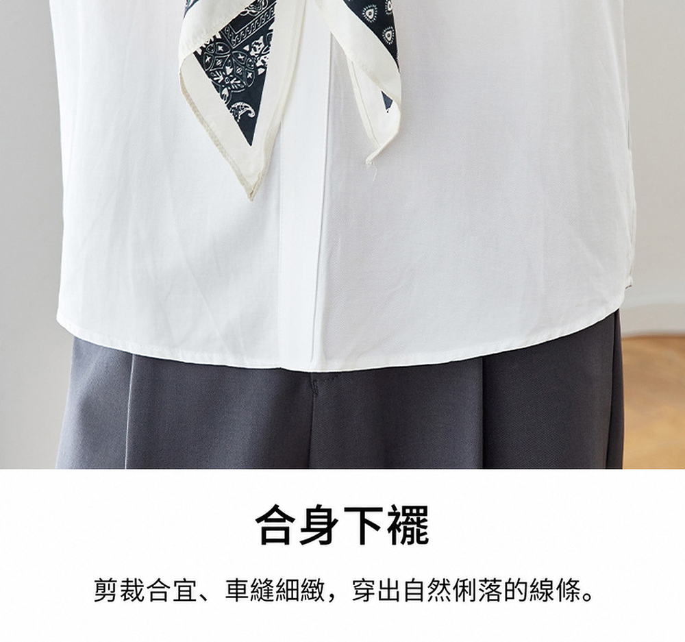 知性印花領巾襯衫,evaviva,8C-GO8069,知性印花領巾襯衫,周新品優惠,NEWARRIVAL