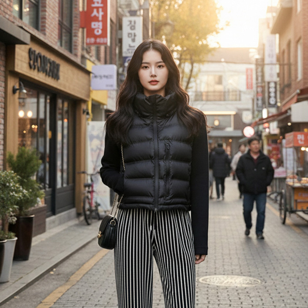 休閒風保暖科技羽絨外套