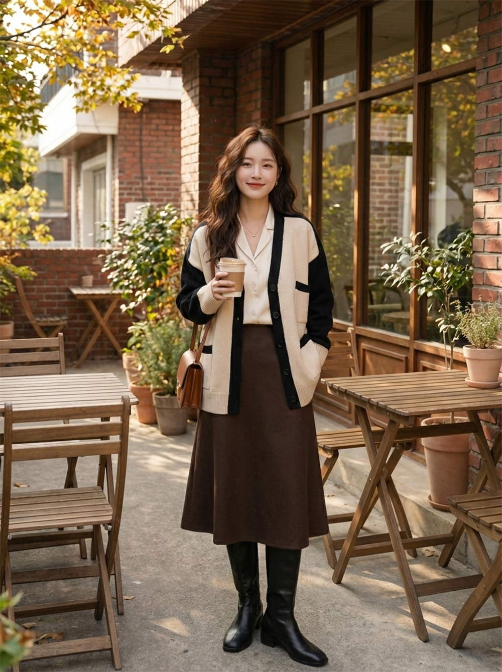 拼色設計感針織外套,evaviva,8C-GE7256,拼色設計感針織外套,領500,999免運