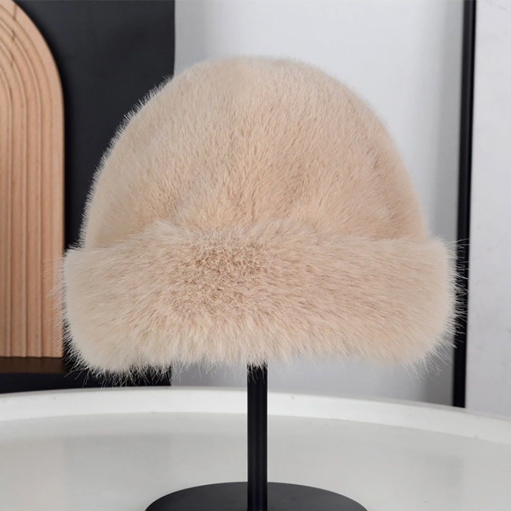 不完美-民族風加厚保暖毛帽