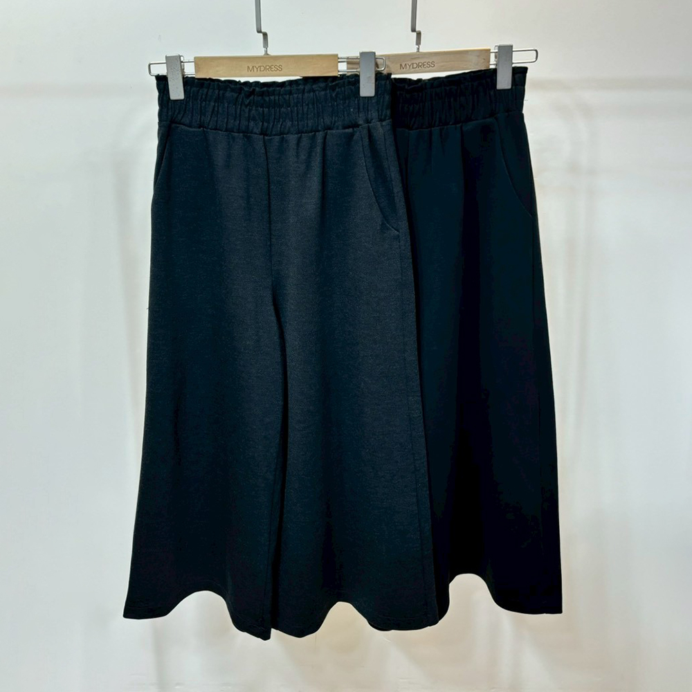 花苞式鬆緊腰休閒寬褲,evaviva,99-AL7312,花苞式鬆緊腰休閒寬褲,領500,999免運