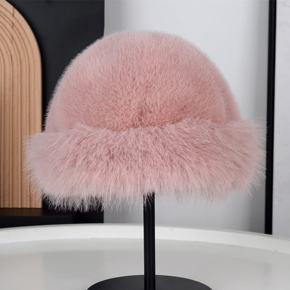 不完美-民族風加厚保暖毛帽