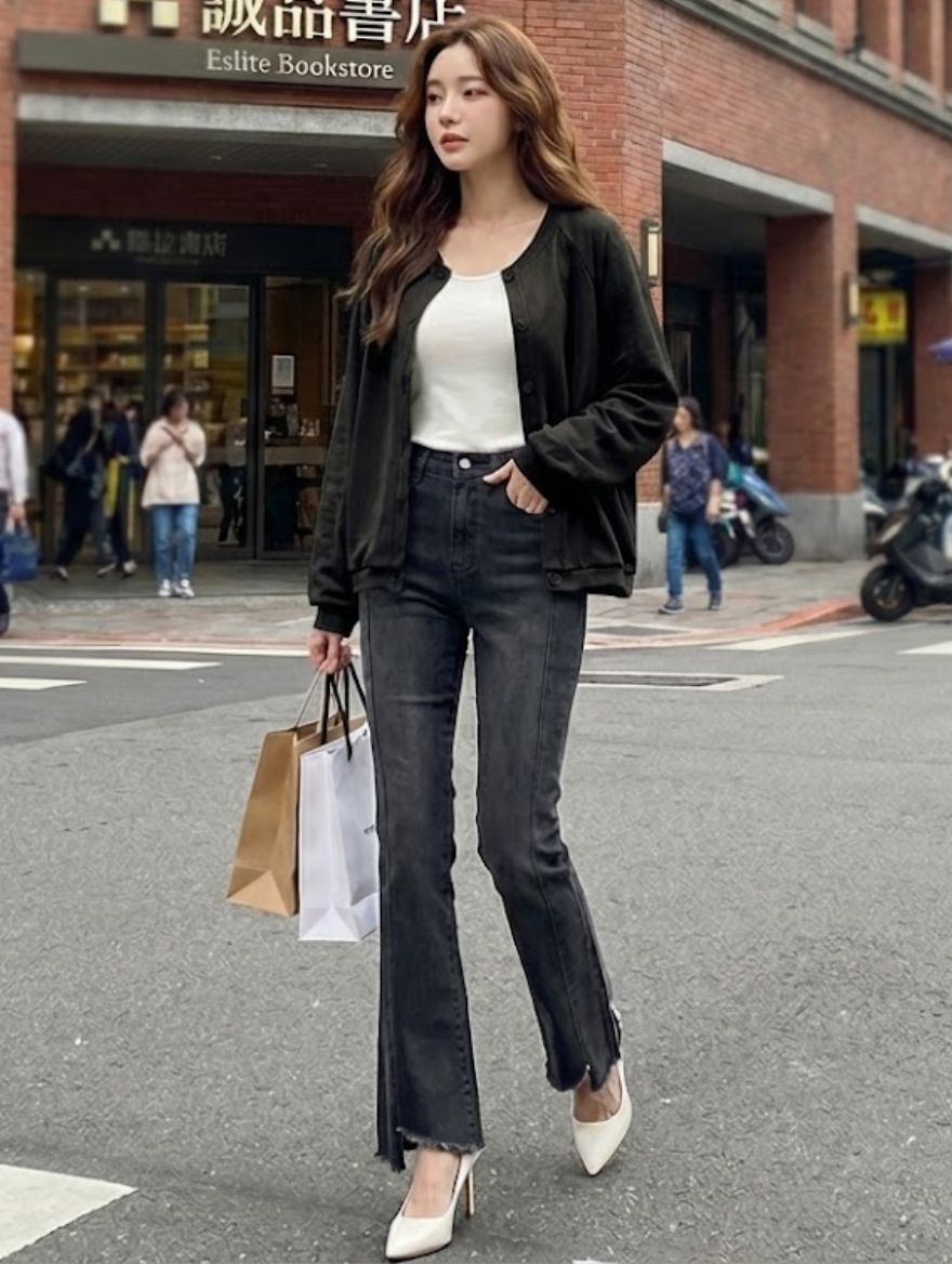 寬鬆棉質休閒外套