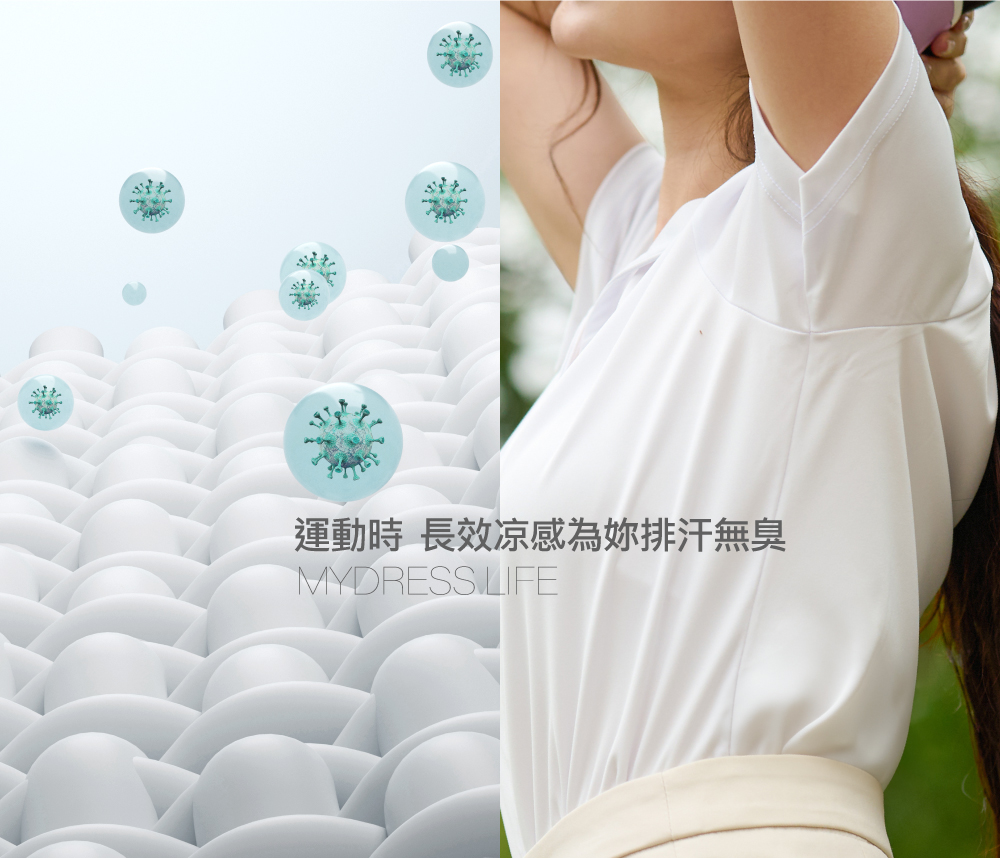 AIT羽量級抗UV抓皺涼感衣