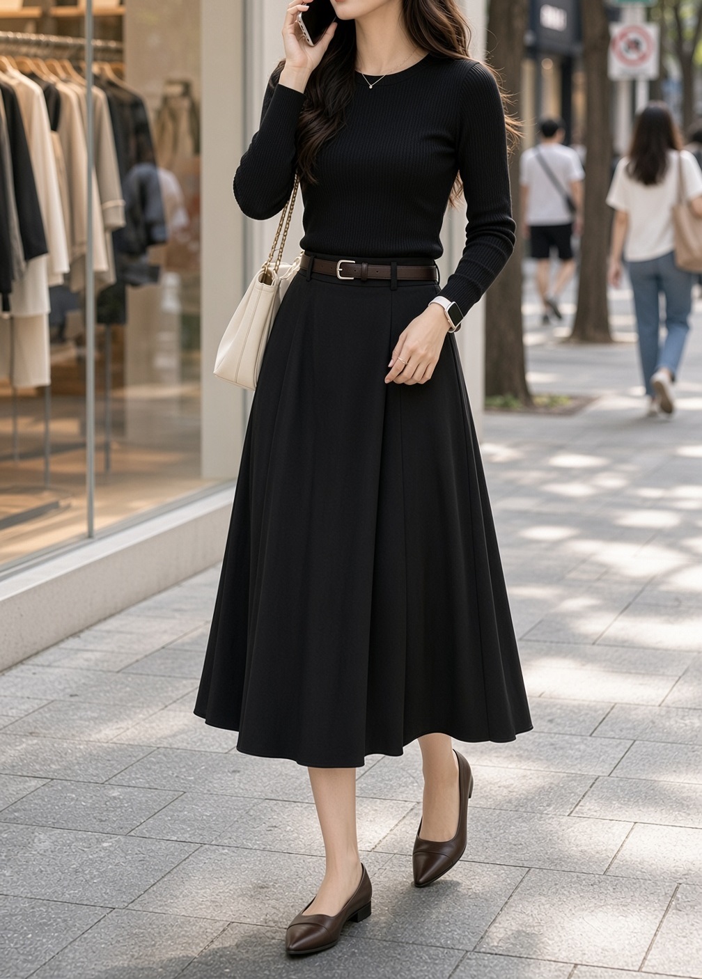 經典純色抓褶西裝長裙,evaviva,99-AV8028,經典純色抓褶西裝長裙,領500,999免運