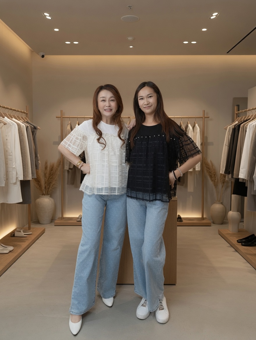 珍珠格紋透紗拼接上衣,evaviva,99-AV7704,珍珠格紋透紗拼接上衣,領500,999免運