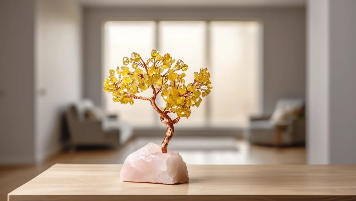 天然原石水晶樹